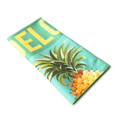 Custom printed ultra soft microfiber beach towel