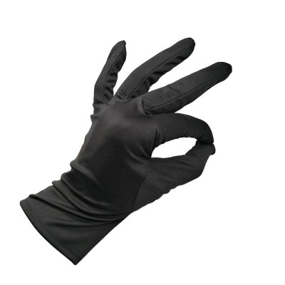 Custom Black Jewelry Microfiber Cleaning Gloves